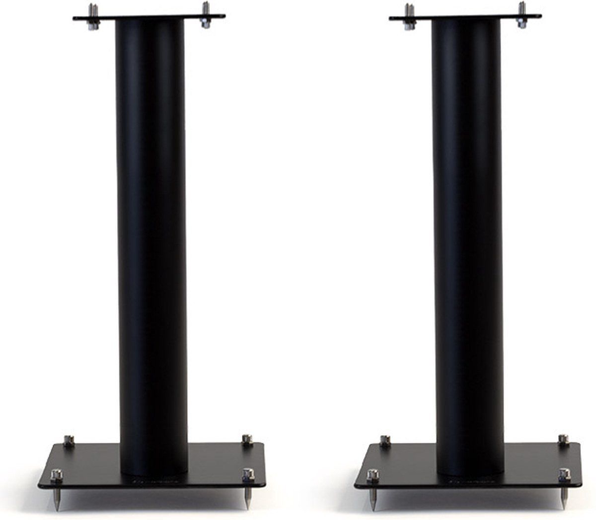 NorStone Stylum 2 - Speaker standaard - Verstelbare spikes - Zwart (2 stuks)