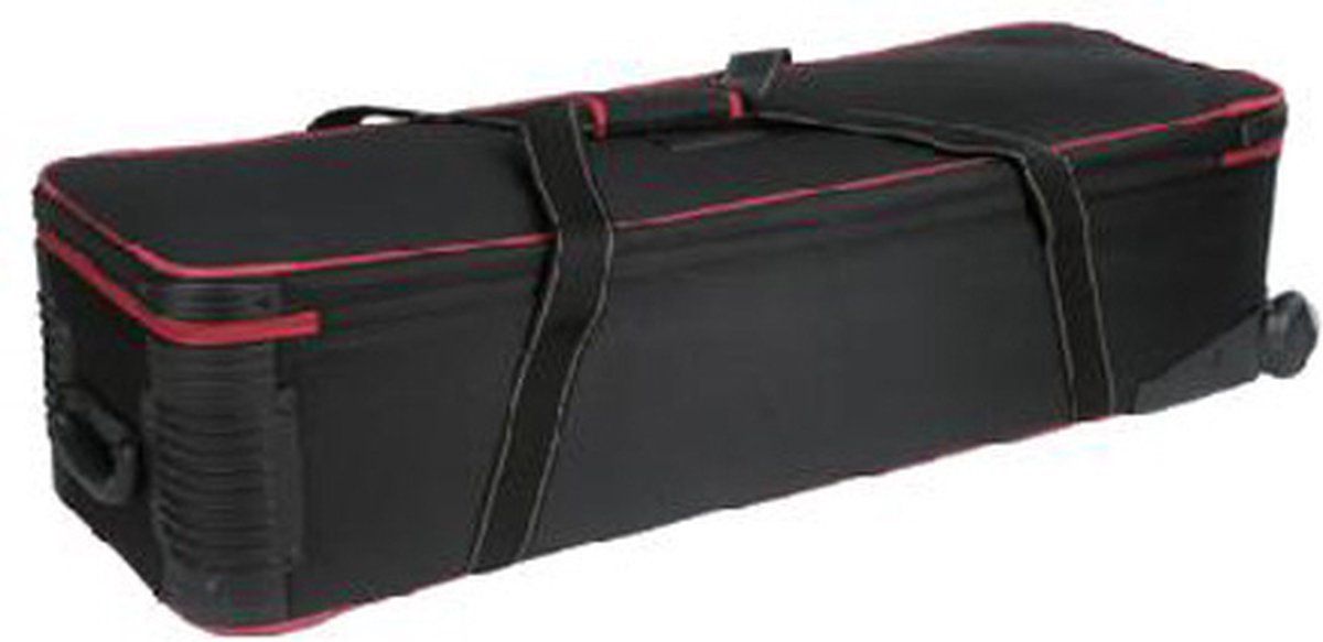 Falcon Eyes CC-16 - Zware Tas op Wielen - 80x34x29 cm - Zwart/Rood
