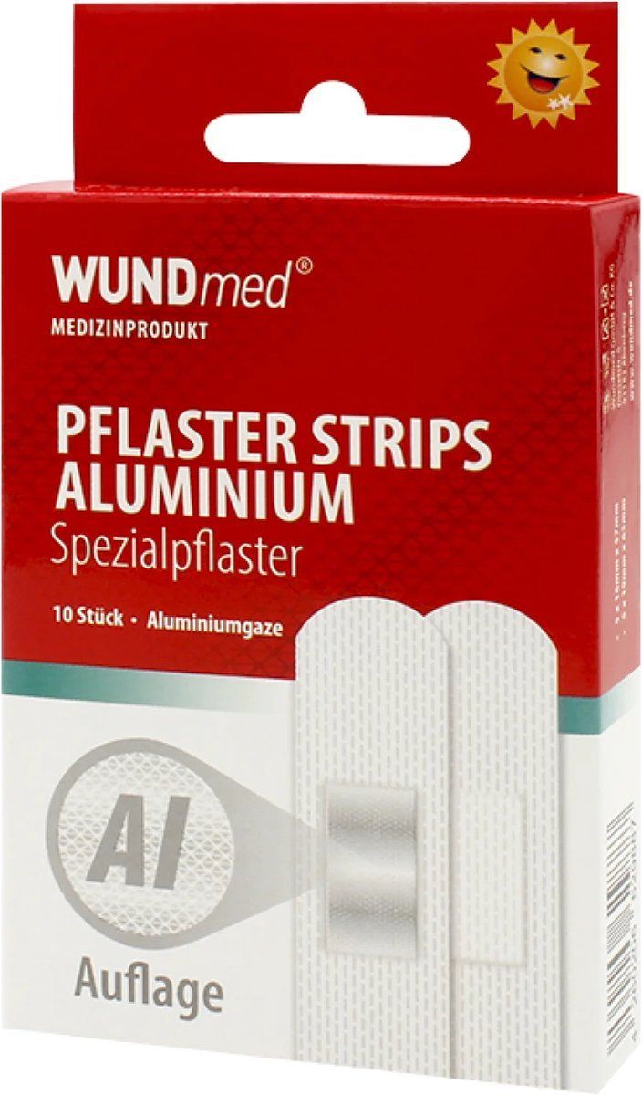 Wundmed - Brandwondenpleisters - Aluminium - Niet-Klevend - (10 stuks)