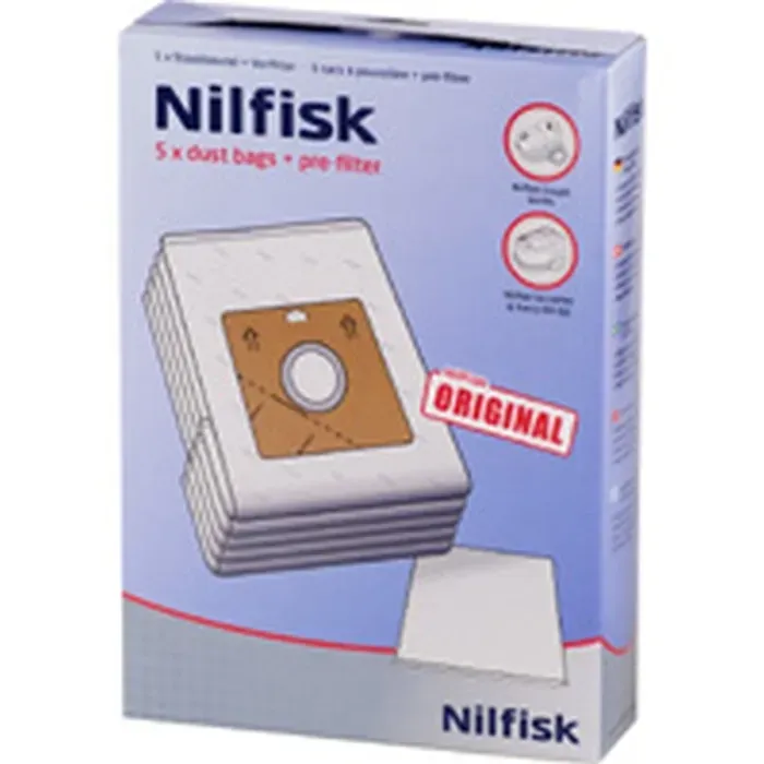 Nilfisk Go Series Papieren Stofzuigerzakken 10 Stuks + Filter