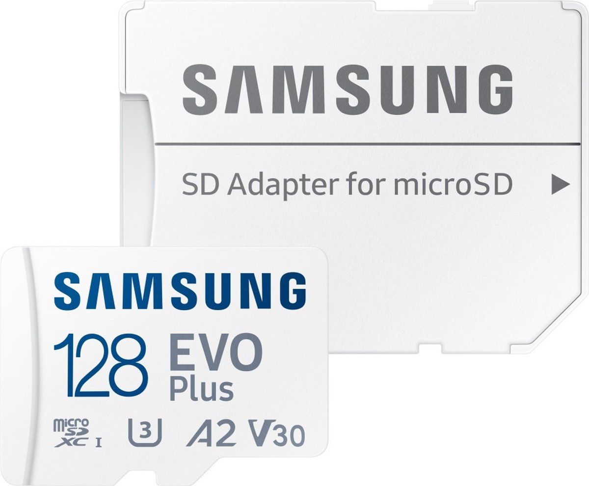 Samsung EVO Plus (2020) - microSDXC 128GB - UHS-I tot 100MB/s - 4K UHD compatibel