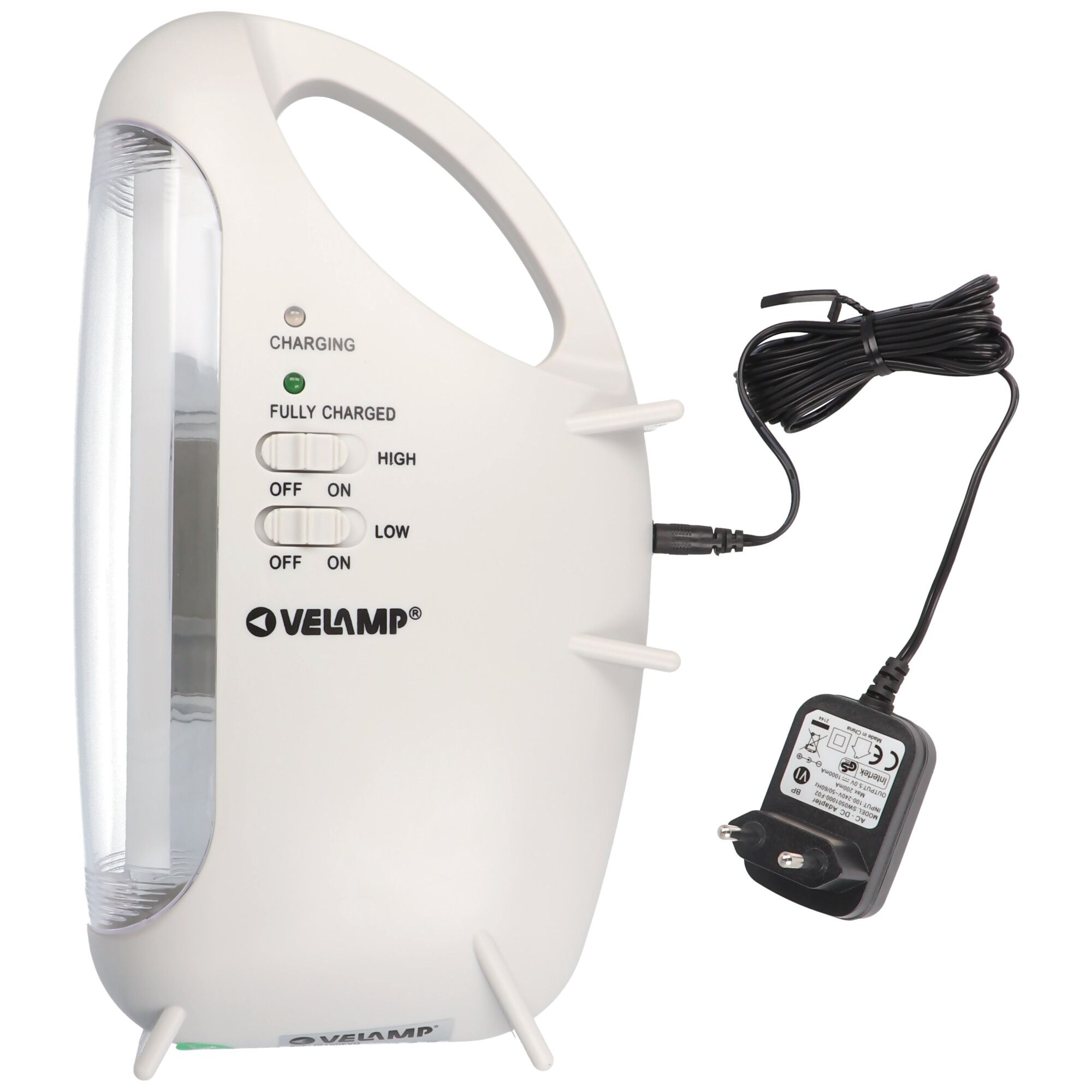 Merkloos Snoerloze Lamp Met Anti Black-out Functie, Draagbare Oplaadbare Led Noodverlichting, 320 Lumen, Met