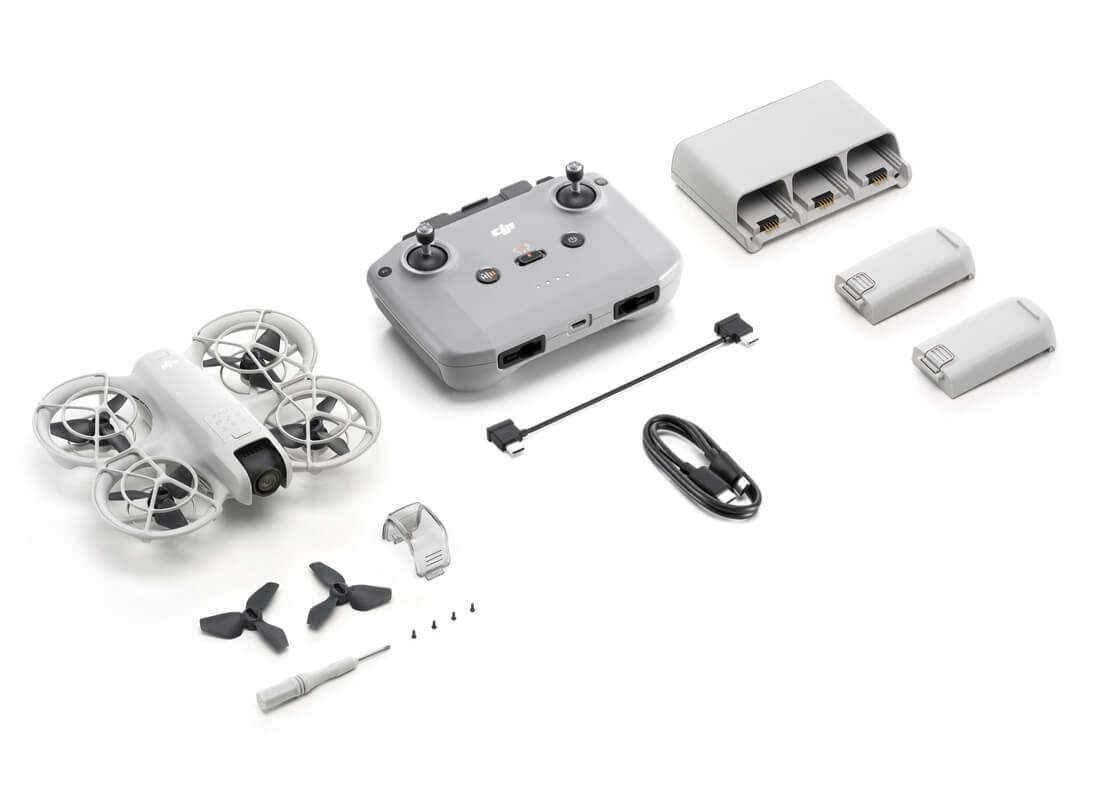 DJI Neo Fly More Combo - Drone - Auto Follow - Grijs