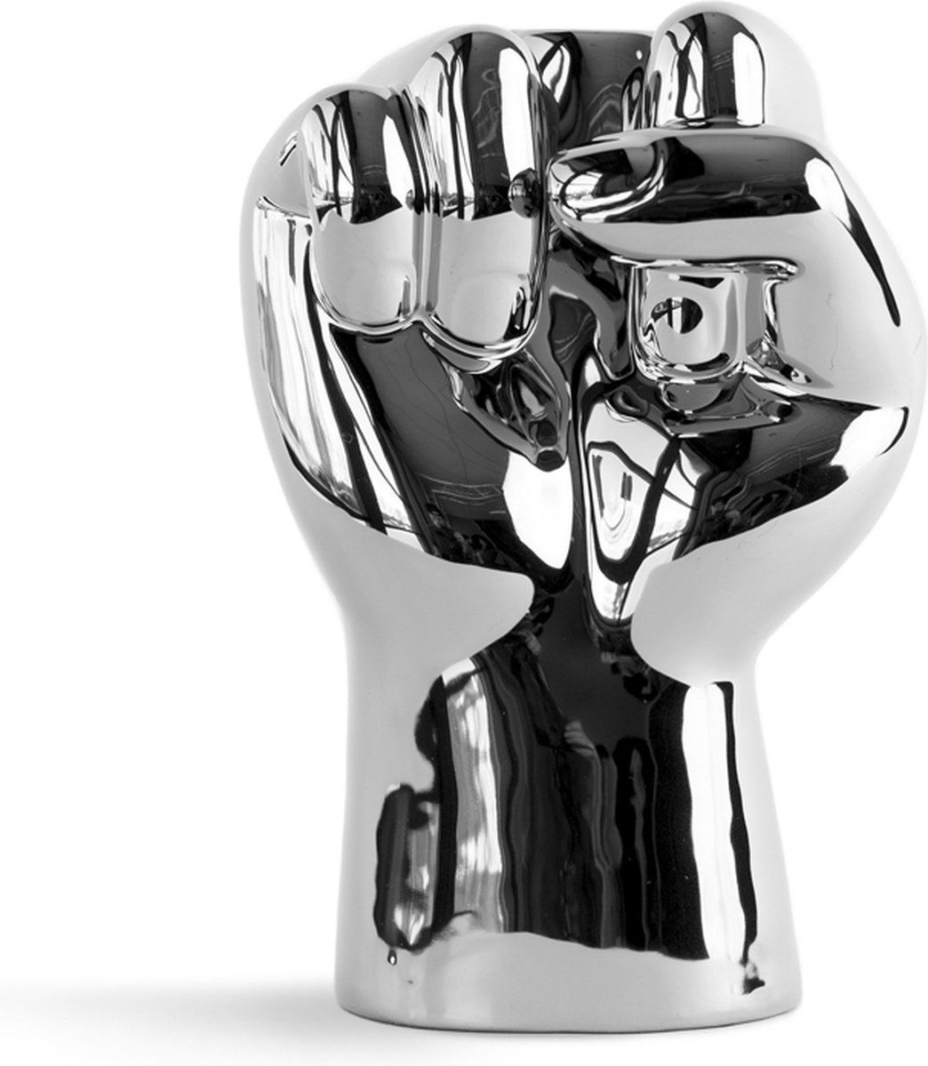Fckvaas Zilver / Fckvase Silver - Dutch Design Vaas - Werkwaardig.
