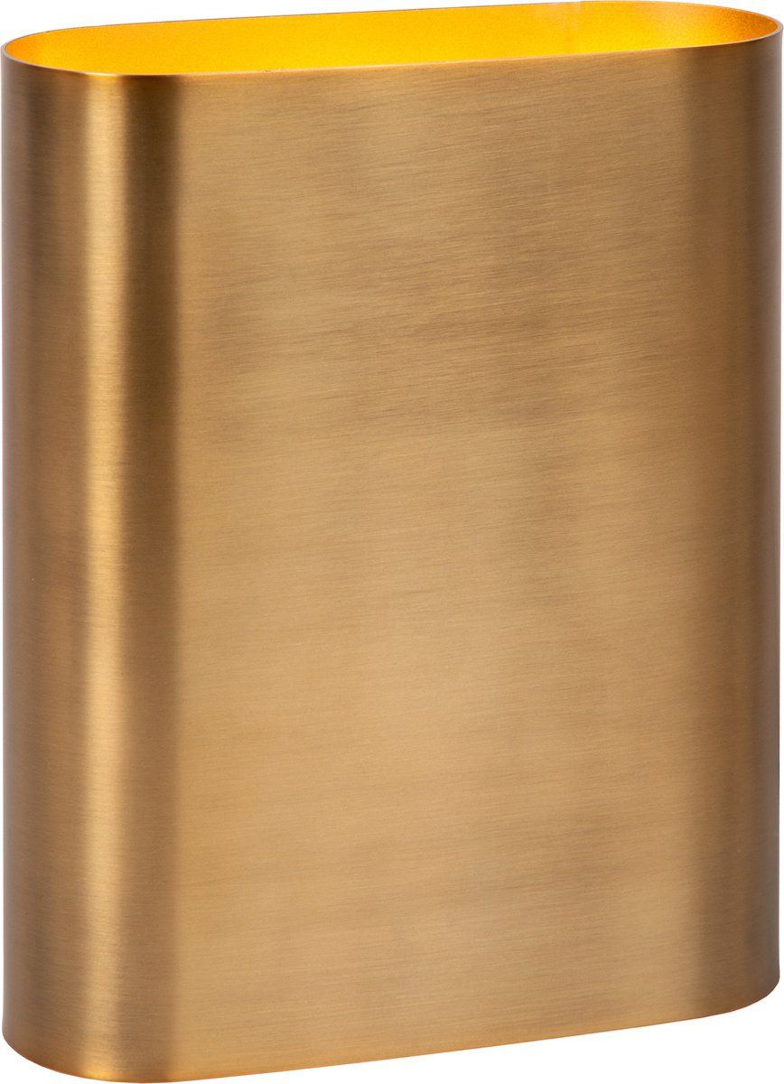 Lucide Ovalis - Wandlamp - 2xE14 - Dimbaar - Mat Goud / Messing