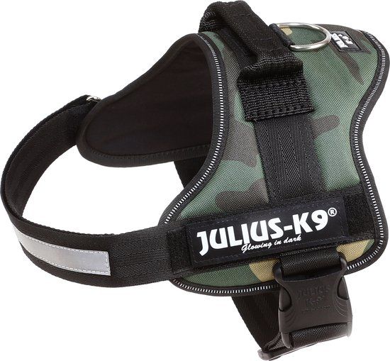 Julius-K9 IDC Powertuig - Hondentuig - Veiligheid en comfort - Camouflage