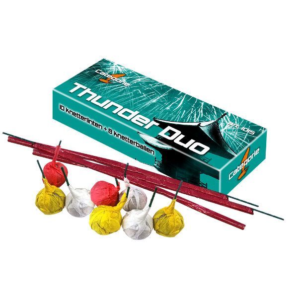 Thunder Duo - Set van 18 - Knetterlinten en Knetterballen - CAT. F1