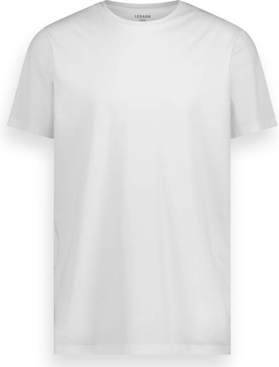 Lebasq Miles'T-shirt - 3 Pack - Crew Neck - Extra Lang - Wit - L (3-pack)