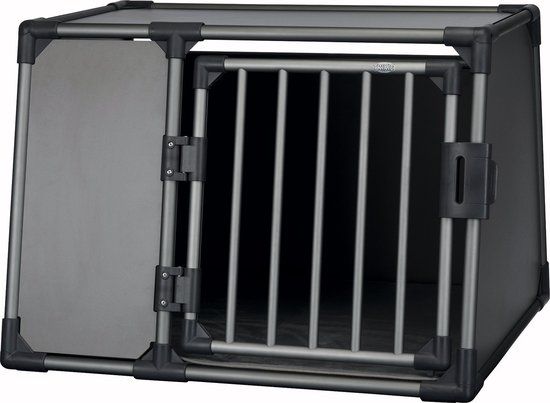 Trixie Vervoersbox Aluminium - L 92X78X64 Cm - Stevig En Veilig - Grafiet