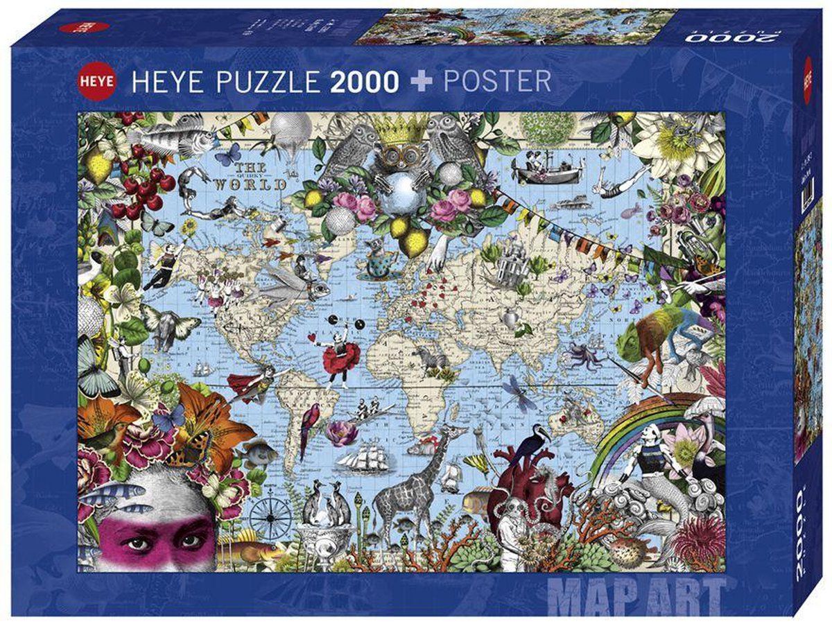 Heye Puzzel Quirky World 2000.