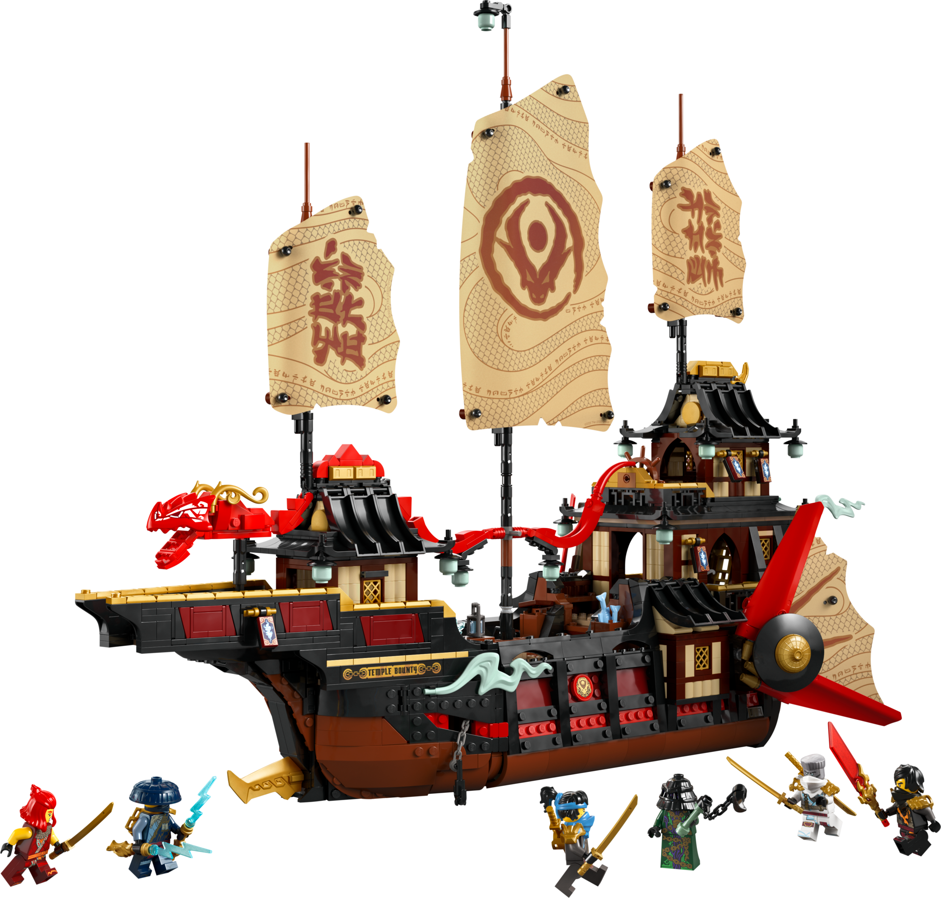 LEGO Ninjago De Tempel Bounty - Bouwset 2387 stuks - 6 minifiguren (71848)