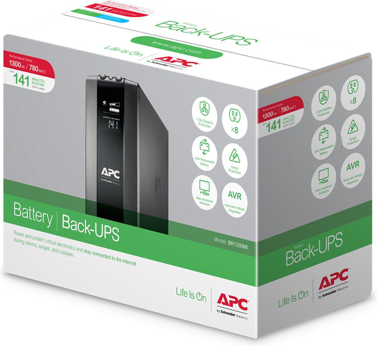 APC BR1300MI - Back-UPS PRO - 1,3kVA - 780W