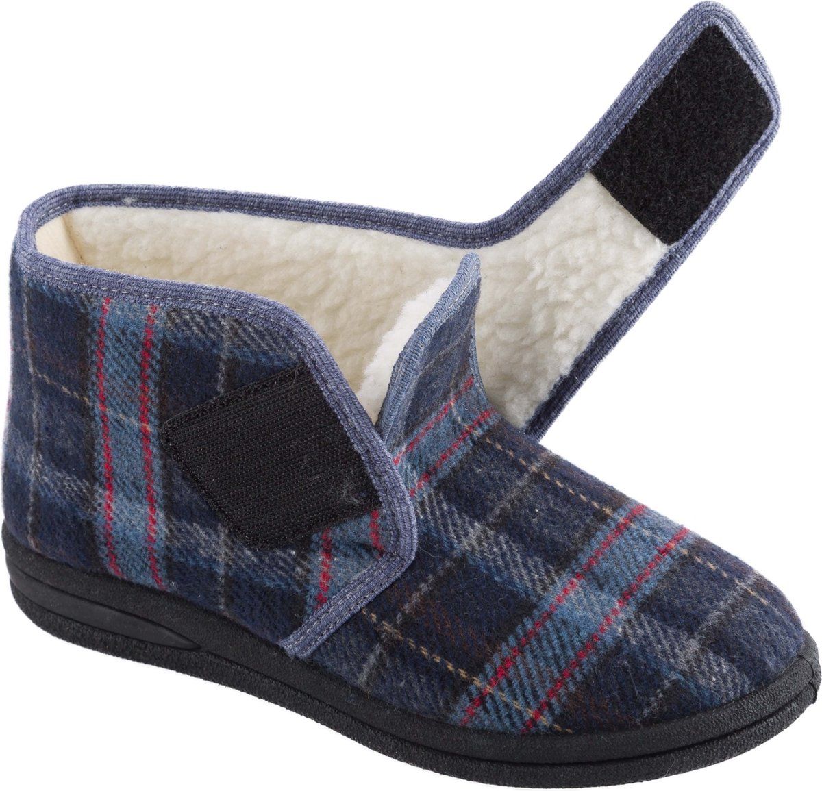 Msf Pantoffel - Geruit Hoog Model Maat 45