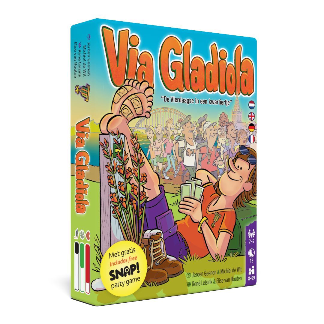 Merkloos Via Gladiola Kaartspel - Gaminbiz(Let Op! Per Stuk!)