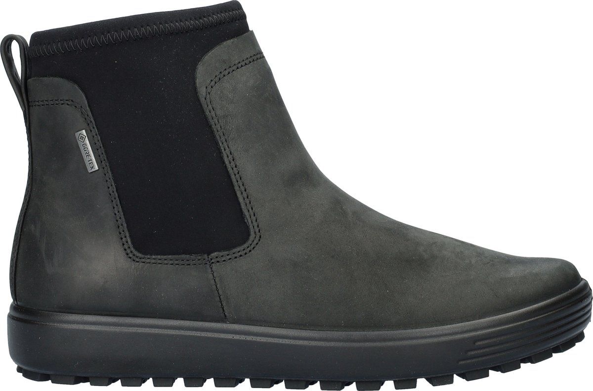 Ecco Soft 7 Tred W - Chelsea Boots - Gore-Tex Ademend Waterafstotend - Zwart