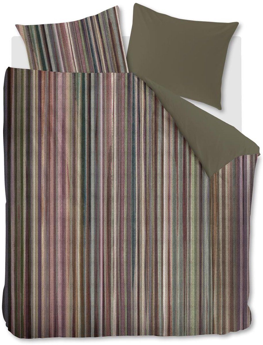 Beddinghouse Roman - Dekbedovertrek - Katoensatijn 200x200/220 Cm - Multi