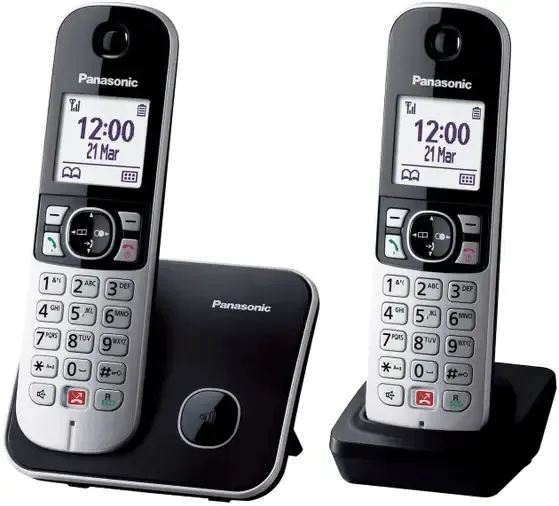 Panasonic KX-TG6852NLB - Dect telefoon - 2 handsets - Nummerherkenning - Blokkeerfunctie