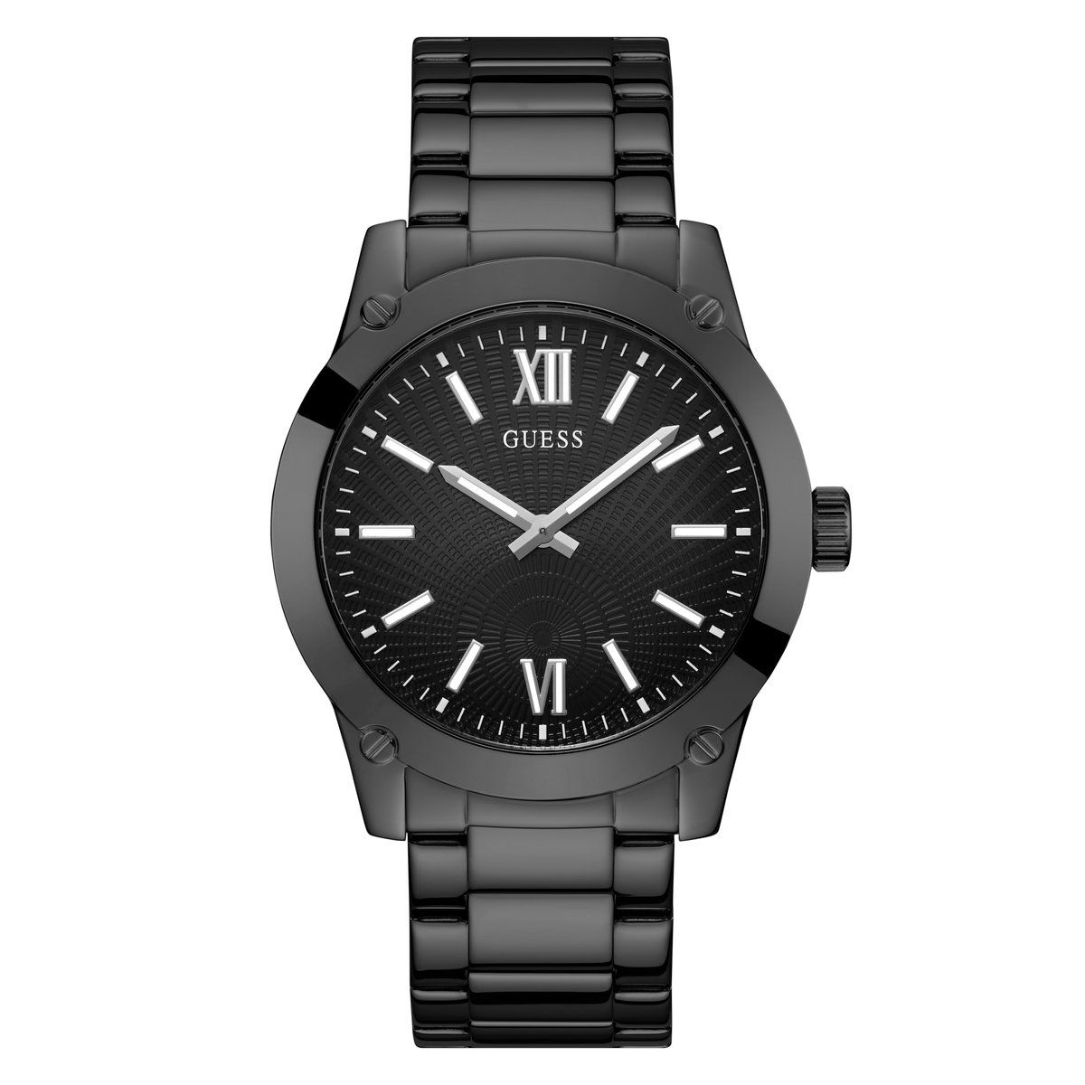 Guess Watches Crescent - Polshorloge - 42 Mm - Zwart
