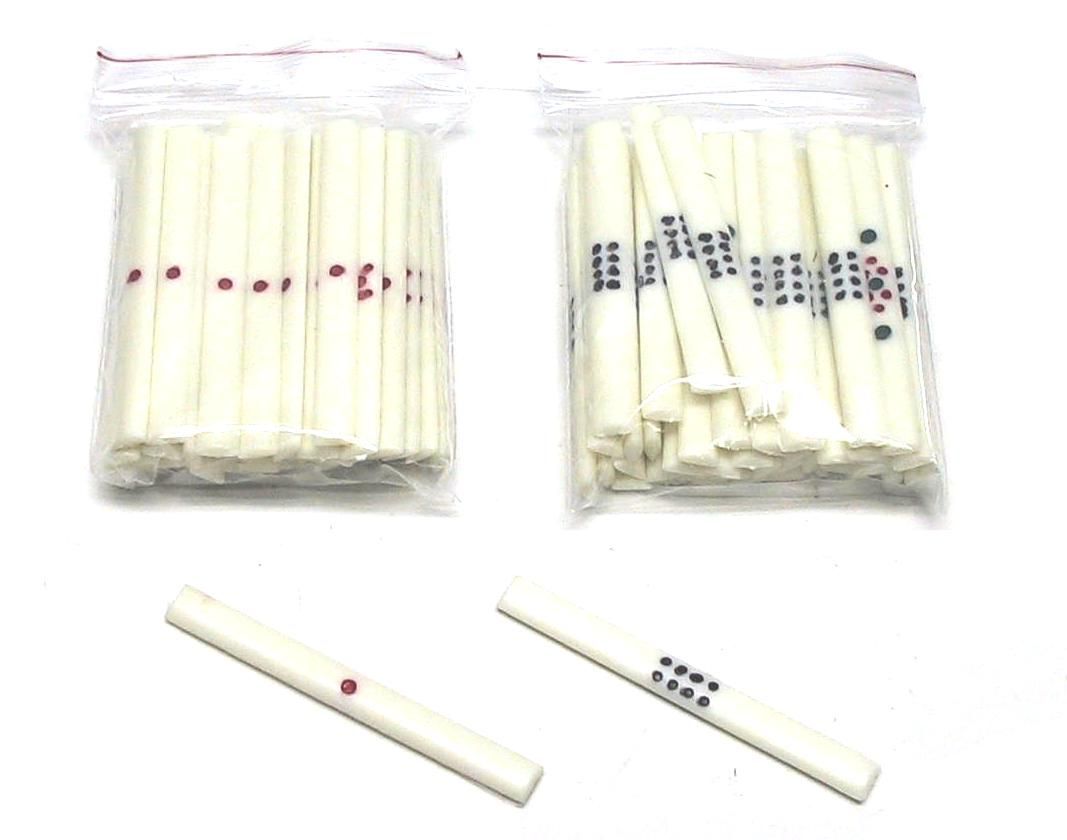 HOT-Games Mah-Jong - Fiches-telstokjes 88 stuks - Afmeting 65 mm