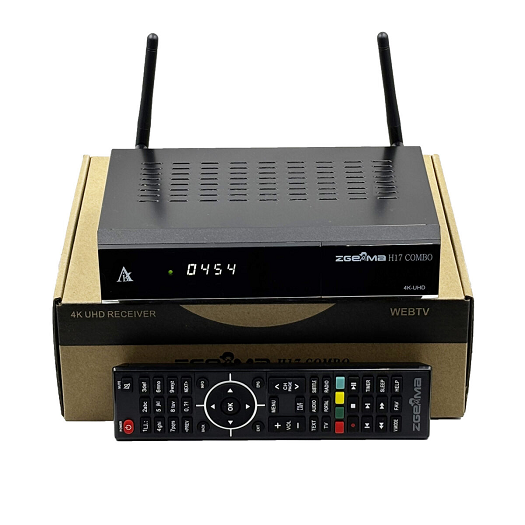 Merkloos Zgemma H17 Combo Uhd Hevc - 4K Satelliet&Kabel Ontvanger