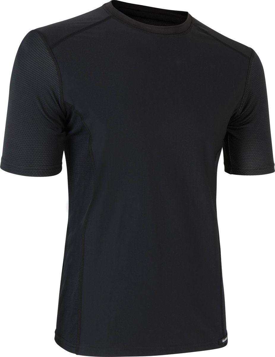 GripGrab WindBreaking Thermal - Korte Mouw Fiets Ondershirt - Windafwijzend Ademend - Zwart - Heren - Maat Xxl