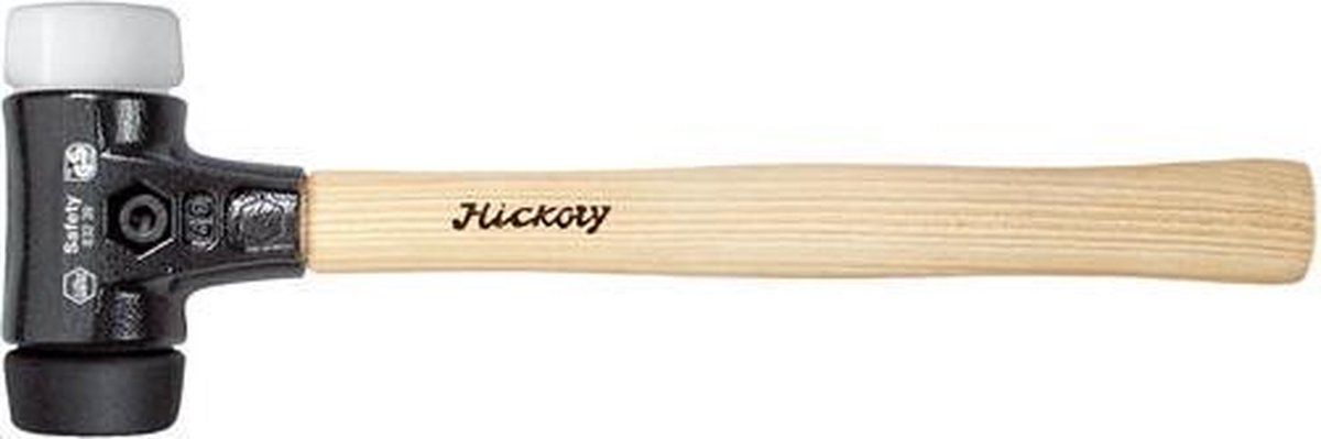 Wiha 26661 - Kunststof hamer - Middelzacht/zeer hard - Rond slagkop 80 mm