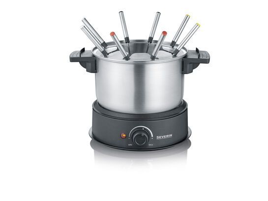 RVS / Zwart Fondue