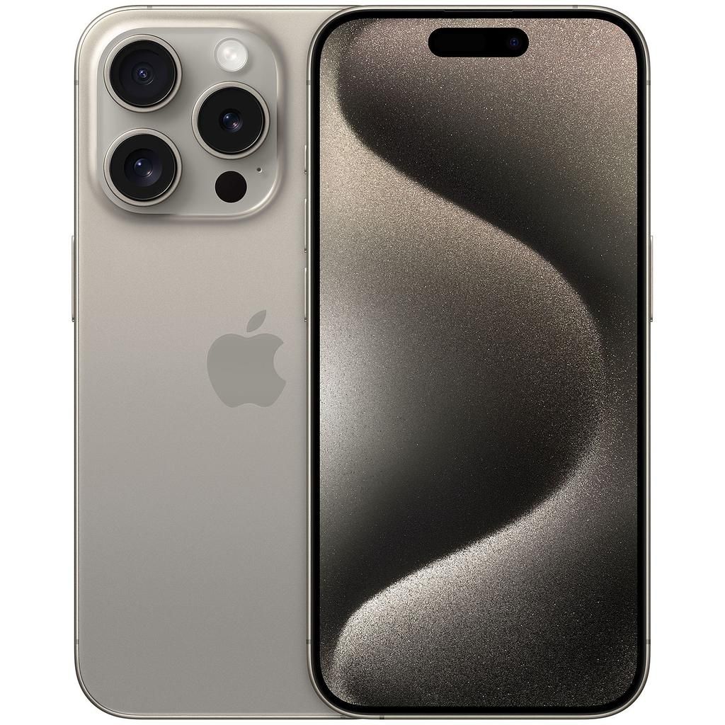 Apple iPhone 15 Pro - Naturel titanium - 128 GB - Fysieke simkaart + eSIM