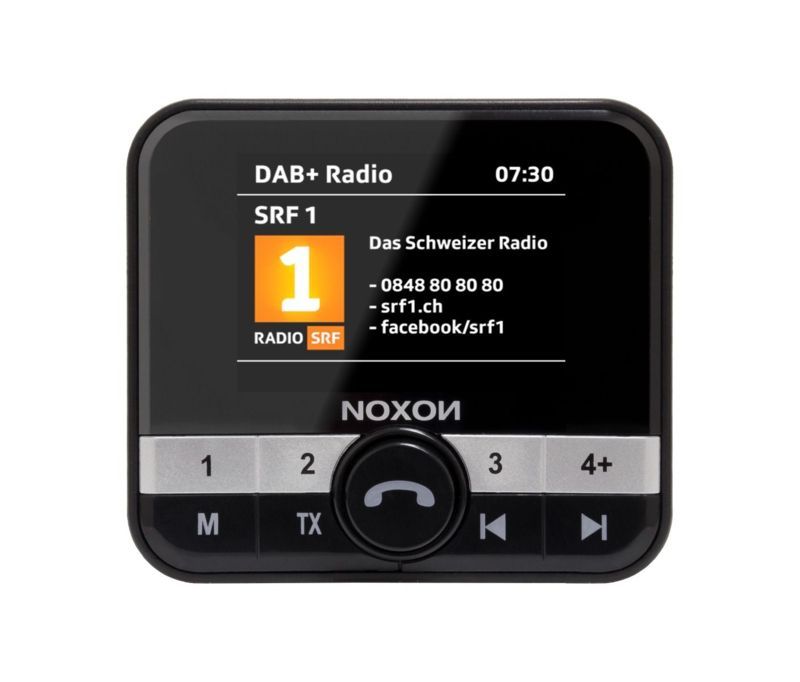 Noxon Road 4 - DAB+ en Bluetooth adapter - FM zender - 3.5mm AUX kabel - USB-A naar USB-C kabel - Plak-antenne