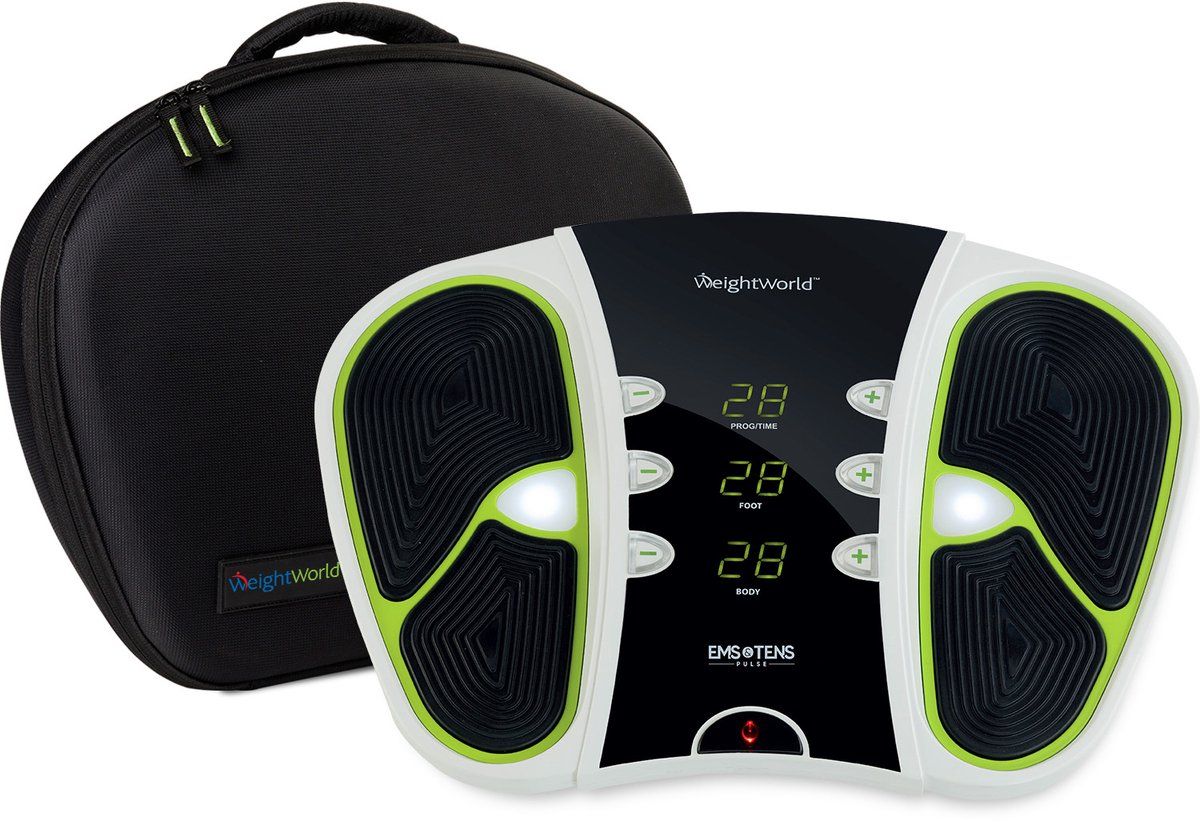 WeightWorld Circulator - Bloedcirculatieapparaat - Voetmassage Met 4 Extra Elektroden En Opbergtas