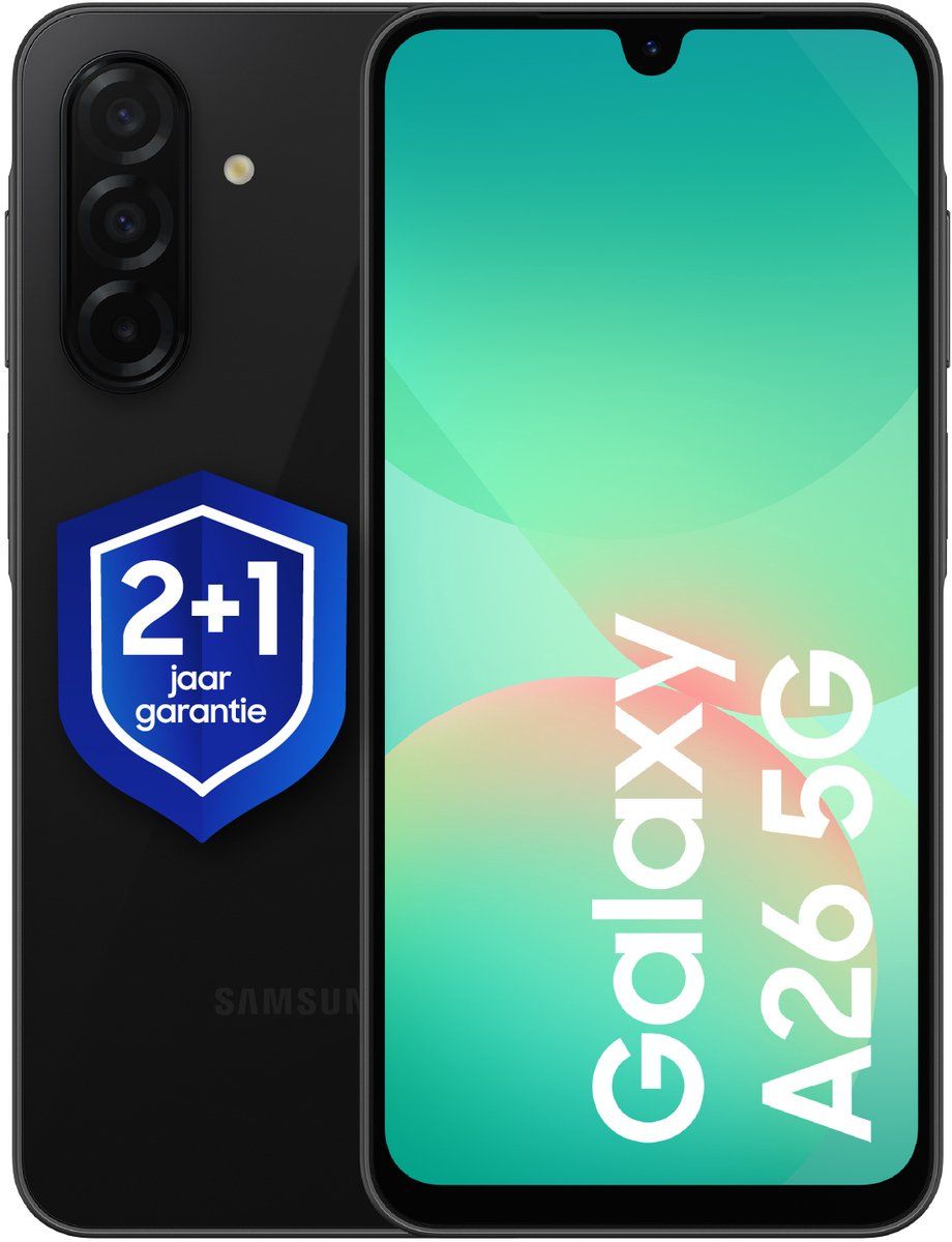 Samsung Galaxy A26 5G - 256GB - Snellere Processor IP67 - Black
