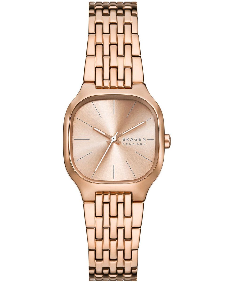 Skagen SKW3166 - Polshorloge - 28mm Vierkante Kast - Roségoudkleurig