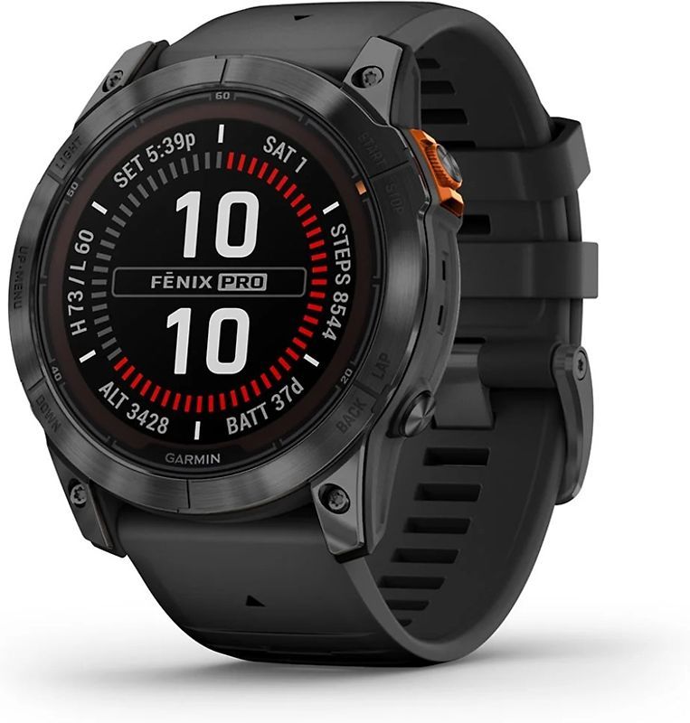 Garmin Fenix 7X Pro Solar Bluetooth 51 mm - Zwart refurbished, photo 2