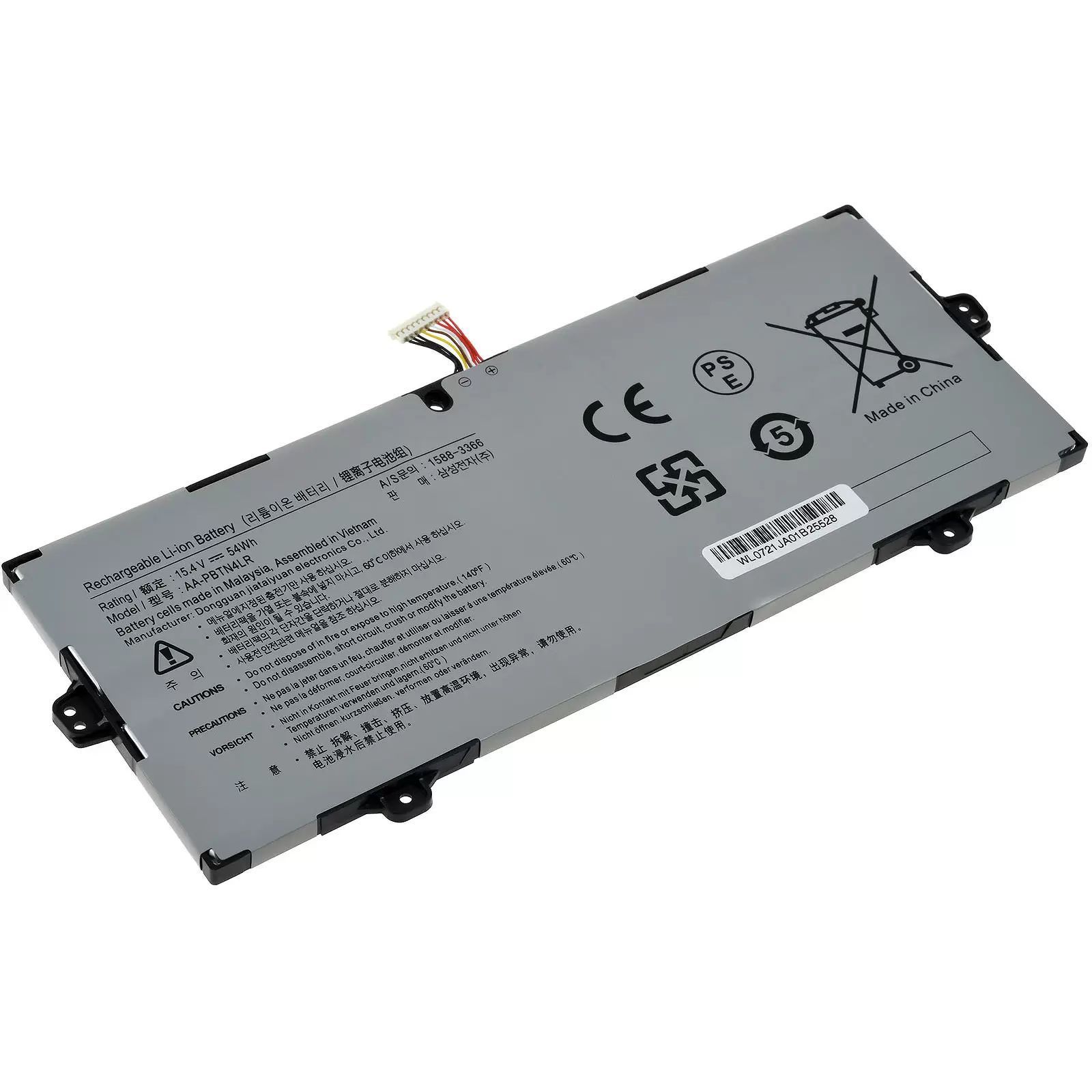 Samsung NP940X3M-K01us - Laptop Accu Aa-PBTN4LR - 15.4V 3500 MAh - Zwart