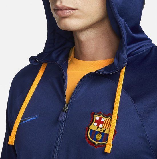 Nike FC Barcelona Strike - Trainingsjas XL - Dri-Fit Technologie - Met capuchon
