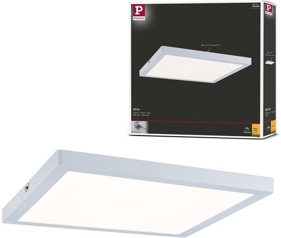 Paulmann Atria - LED-paneel 300x300 mm 16,5W 1450lm 2700K dimbaar - Wit