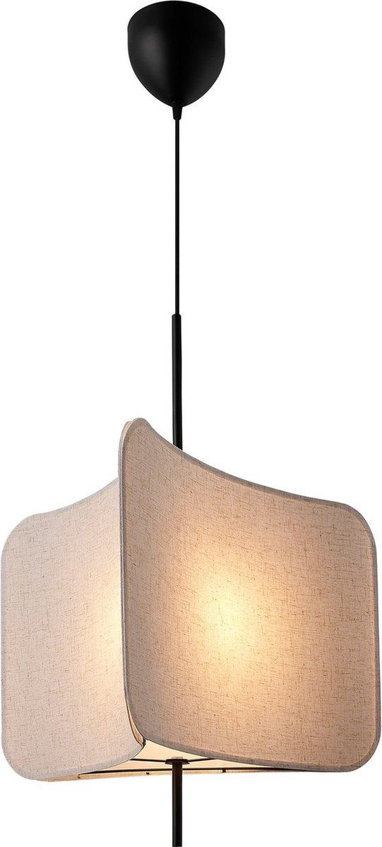 Nordlux Tinto - Hanglamp - E27 - Textiel Zwart