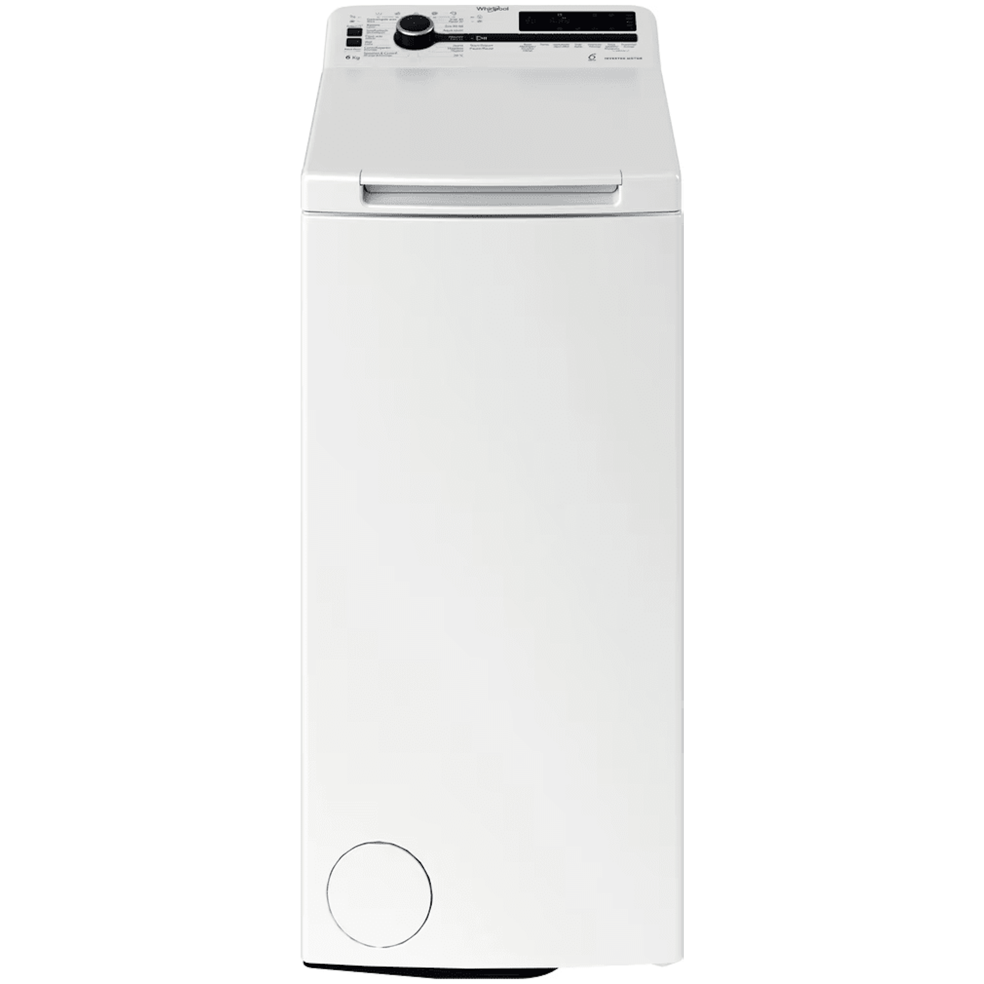 WHIRLPOOL TDLR6261BSBE - Bovenlader wasautomaat - 6 kg vulgewicht - 14 programma's