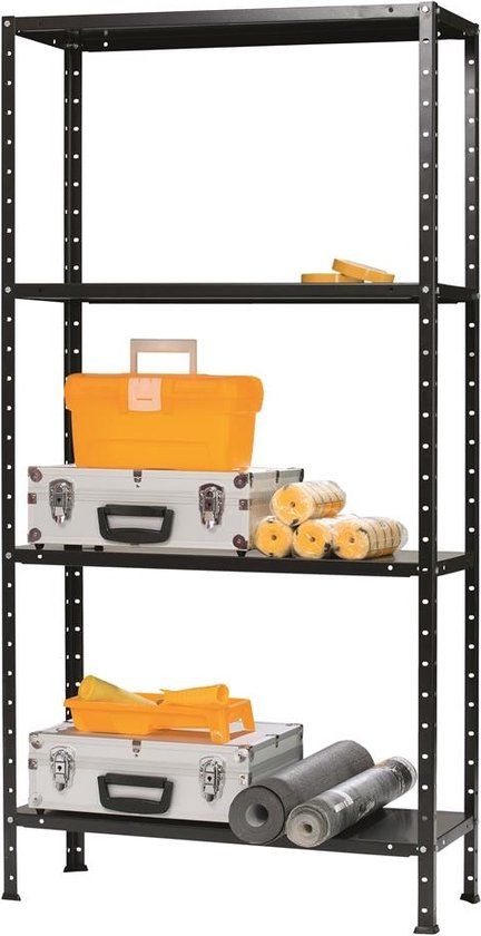 Avasco Solid 50 - Opbergrek - 200 kg draagkracht - 145x72,5x30 cm - Zwart