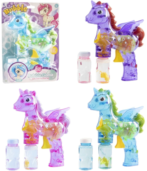 Merkloos Bellenblaas Pistool Unicorn 4533