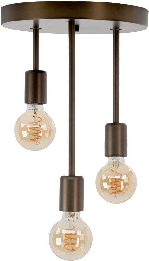 EGLO Wilmcote Plafondlamp - E27 - 28 cm - Brons