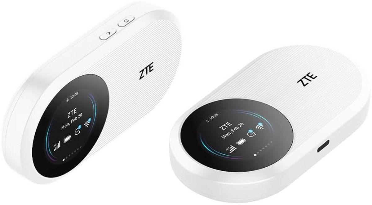 Zte U10 - Mobiele WiFi Router - Compact En Snel - Tot 32 Verbonden Apparaten - Accu Tot 10 Uur