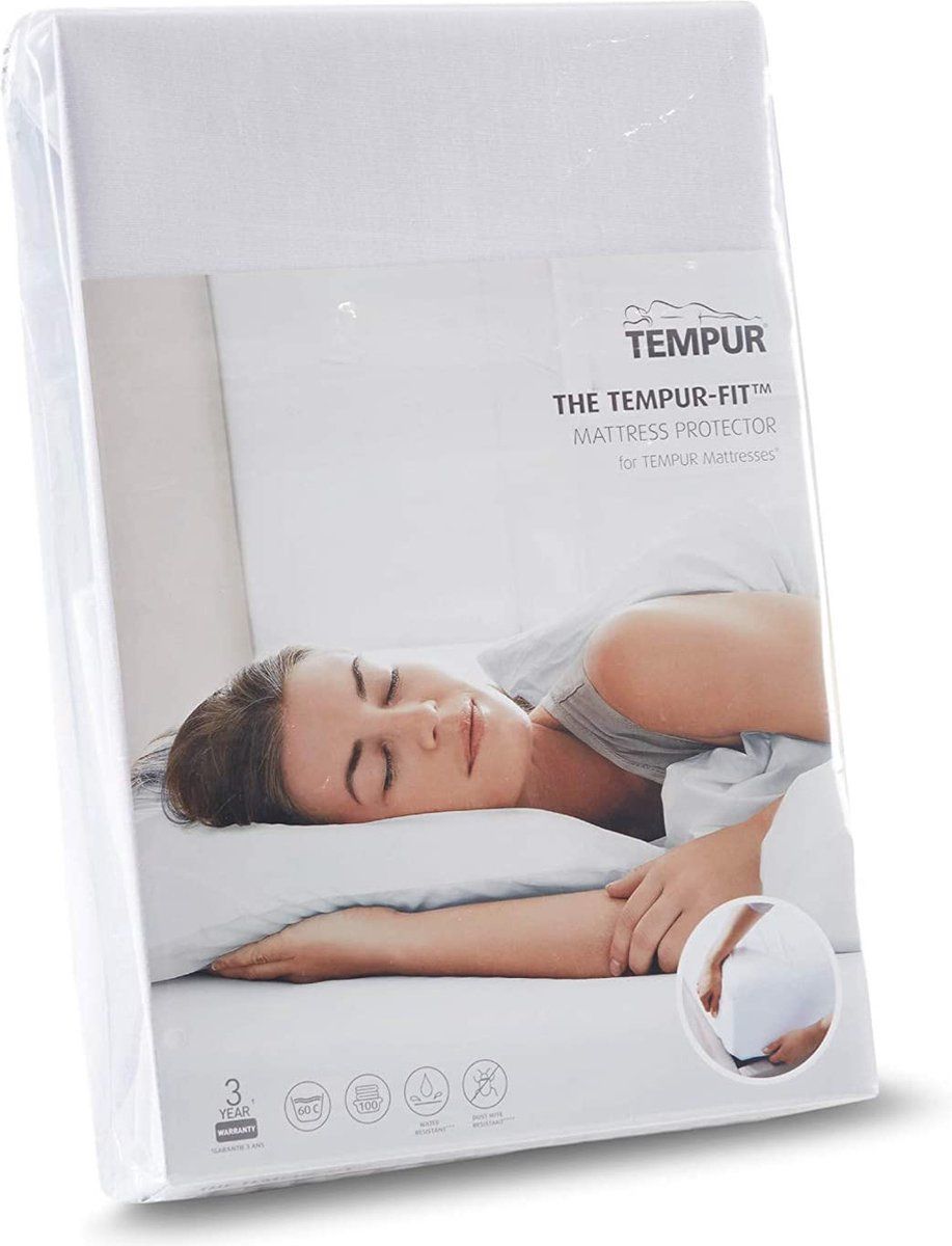 Tempur-Fit™ - Matrasbeschermer - Waterdicht - Warmte Regulerend - Wit - 160 X 220 Cm