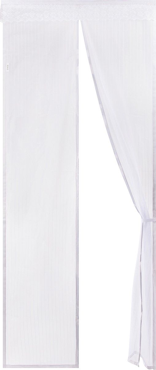 O'daddy O’Daddy® Deurgordijn Deluxe - Magnetisch Vliegengordijn - Zelfsluitend - Wit 92x230 Cm