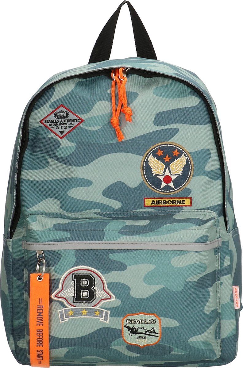 Bagels Original Beagles Originals Airforce Rugzak - Kinderrugzak - 39x29x13 Cm - Camouflage