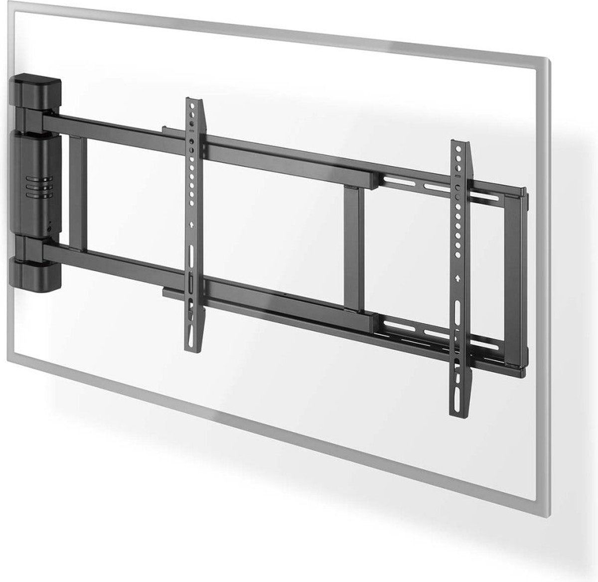 Nedis TVWM5860BK - Gemotoriseerde Tv Muurbeugel - Draaibaar - Zwart
