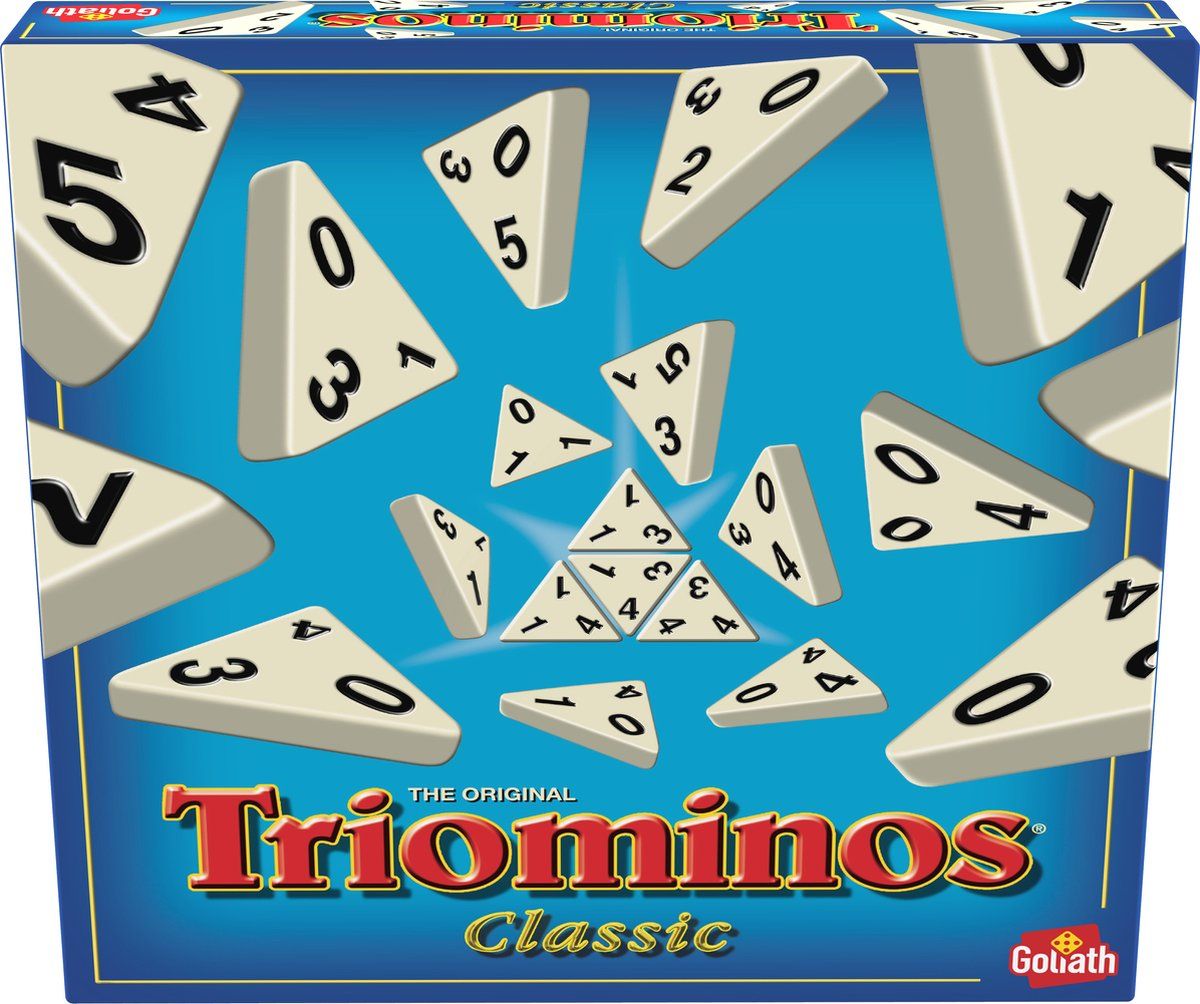 Goliath Triominos - Bordspel - Tactisch spel met driehoekige stenen