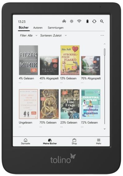 Tolino Shine Color - E-reader - 15,2 cm (6) E Ink Carta 1072 x 1448 Pixels - Zwart