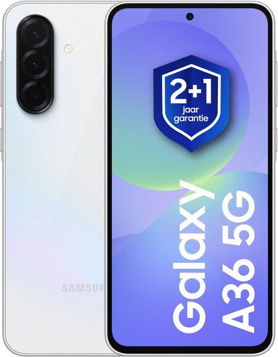 Samsung Galaxy A36 - 5G - 128GB - Ai-functies - Awesome White
