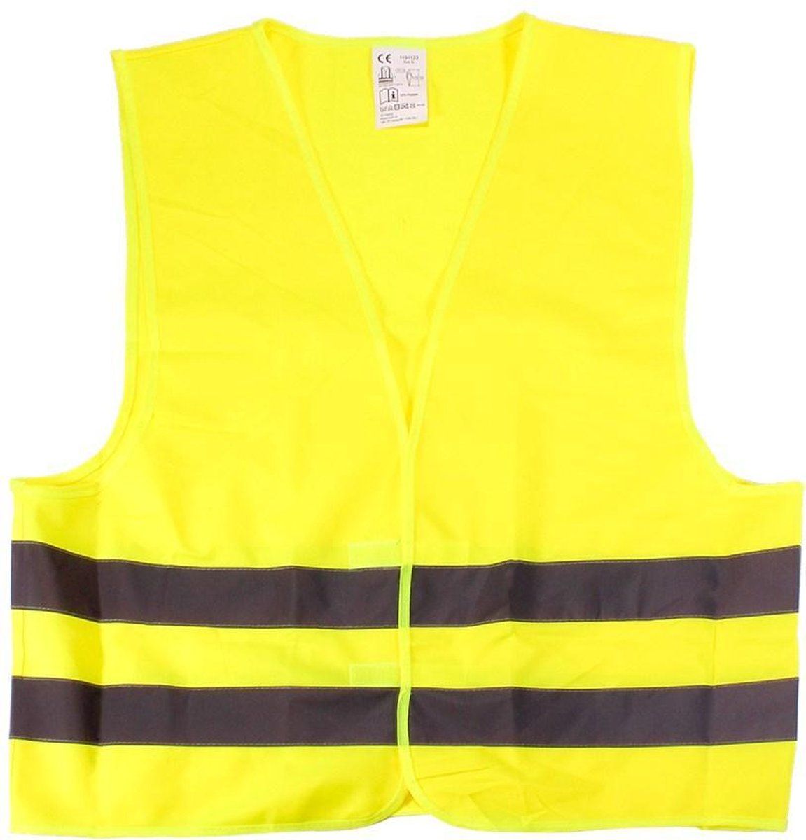 Merkloos Reflecterend Veiligheidsvest - One Size - Geel (1 Stuk)